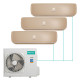 Настенная мульти-сплит-система Hisense Premium Champagne Fm Dc Inverter R32 на 3 комнаты