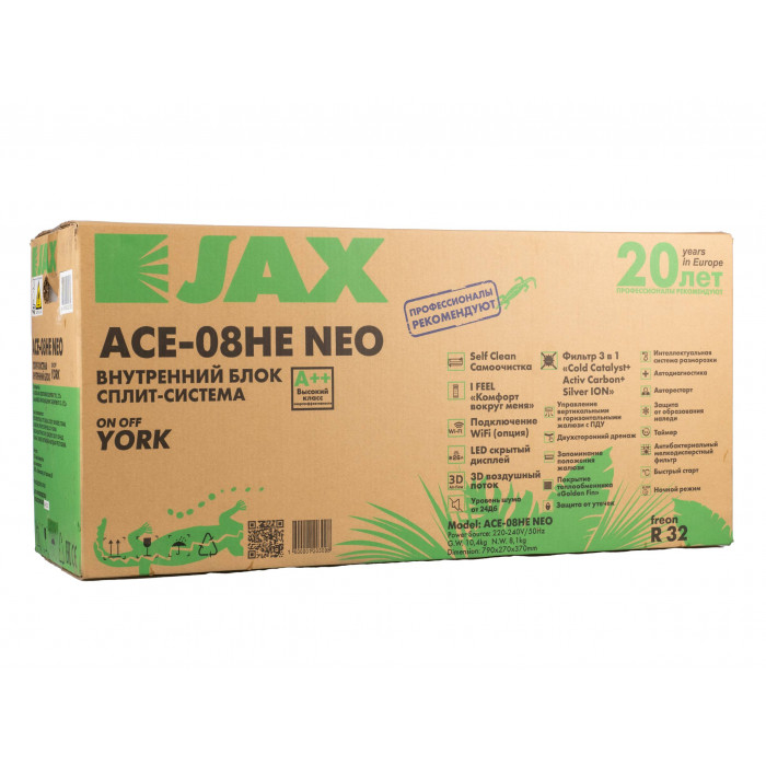Настенный кондиционер JAX ACE-14HE